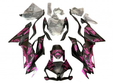 Cheap 2019-2022 Kawasaki ZX6R Motorcycle Fairings - Purple Black