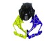 2019-2022 Kawasaki ZX6R Motorcycle Fairings - Blue Yellow
