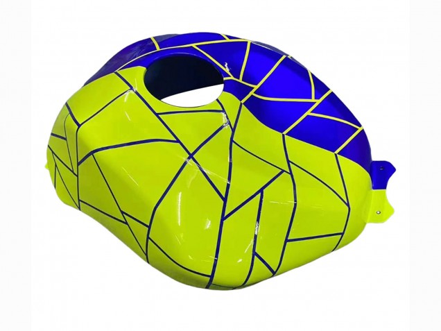 2019-2022 Kawasaki ZX6R Motorcycle Fairings - Blue Yellow
