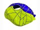 2019-2022 Kawasaki ZX6R Motorcycle Fairings - Blue Yellow