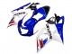 2000-2002 Suzuki GSXR1000 Motorcycle Fairings - White Blue Red