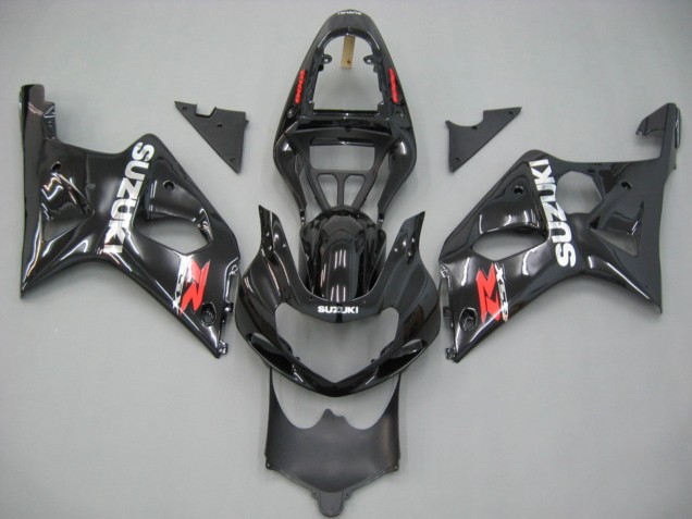 2000-2002 Suzuki GSXR1000 Motorcycle Fairings - Glossy Black
