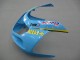2000-2002 Suzuki GSXR1000 Motorcycle Fairings - Light Blue Yellow Black Motul Rizla
