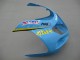 2000-2002 Suzuki GSXR1000 Motorcycle Fairings - Light Blue Yellow Black Motul Rizla