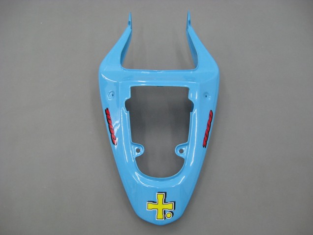 2000-2002 Suzuki GSXR1000 Motorcycle Fairings - Light Blue Yellow Black Motul Rizla