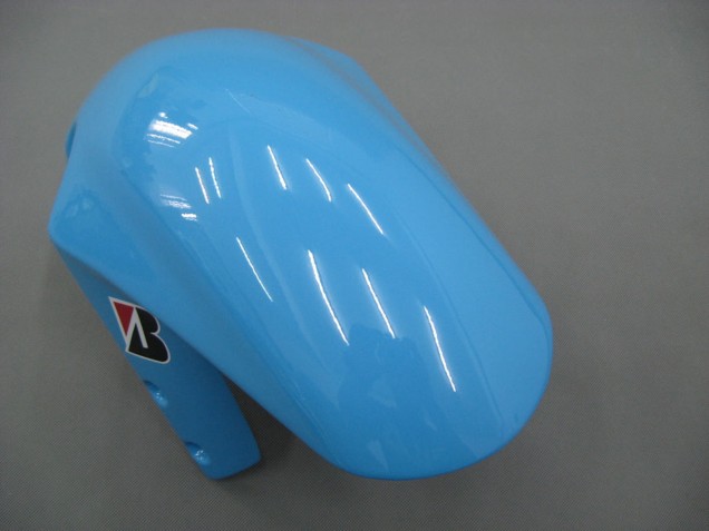 2000-2002 Suzuki GSXR1000 Motorcycle Fairings - Light Blue Yellow Black Motul Rizla