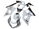 2000-2002 Suzuki GSXR1000 Motorcycle Fairings - White Black Motul Corona