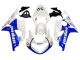 2000-2002 Suzuki GSXR1000 Motorcycle Fairings - White Blue Jordan 59