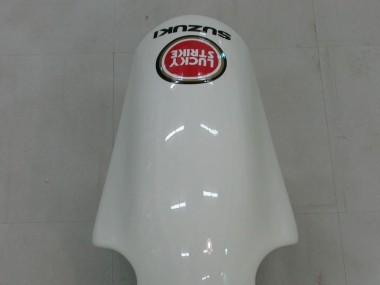 Cheap 2000-2002 Suzuki GSXR1000 Motorcycle Fairings - White Red Lucky Strike