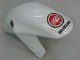 2000-2002 Suzuki GSXR1000 Motorcycle Fairings - White Red Lucky Strike