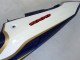 2000-2002 Suzuki GSXR1000 Motorcycle Fairings - Yellow Dark Blue White Motul Corona