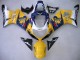 2000-2002 Suzuki GSXR1000 Motorcycle Fairings - Yellow Dark Blue White Motul Corona
