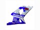 2000-2002 Suzuki GSXR1000 Motorcycle Fairings - Blue White Silver Castrol Dunlop