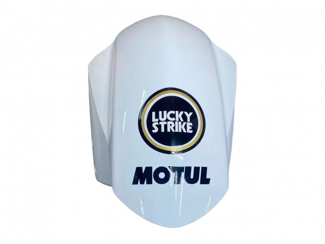 2003-2004 Suzuki GSXR 1000 Motorcycle Fairings - White Black Gold Motul Lucky Strike