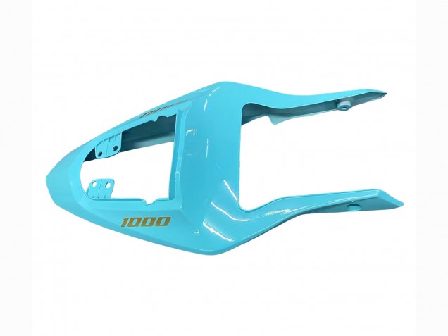 2003-2004 Suzuki GSXR 1000 Motorcycle Fairings - White Light Blue Gold