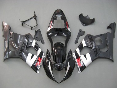 Cheap 2003-2004 Suzuki GSXR 1000 Motorcycle Fairings - Glossy Black White Grey Red