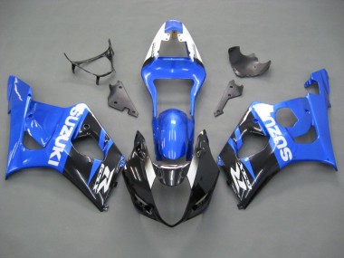 Cheap 2003-2004 Suzuki GSXR 1000 Motorcycle Fairings - Blue White Black