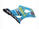 2003-2004 Suzuki GSXR 1000 Motorcycle Fairings - Light Blue Yellow Black Rizla Motul