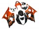 2003-2004 Suzuki GSXR 1000 Motorcycle Fairing - Burnt Orange Glossy Black