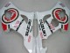 2003-2004 Suzuki GSXR 1000 Motorcycle Fairings - White Red Motul Lucky Strike