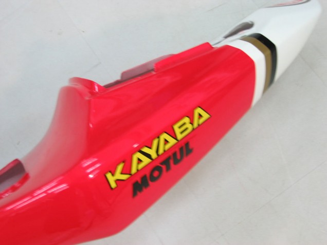 2003-2004 Suzuki GSXR 1000 Motorcycle Fairings - White Red Motul Lucky Strike