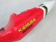 2003-2004 Suzuki GSXR 1000 Motorcycle Fairings - White Red Motul Lucky Strike