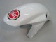 2003-2004 Suzuki GSXR 1000 Motorcycle Fairings - White Red Motul Lucky Strike