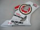 2003-2004 Suzuki GSXR 1000 Motorcycle Fairings - White Red Motul Lucky Strike