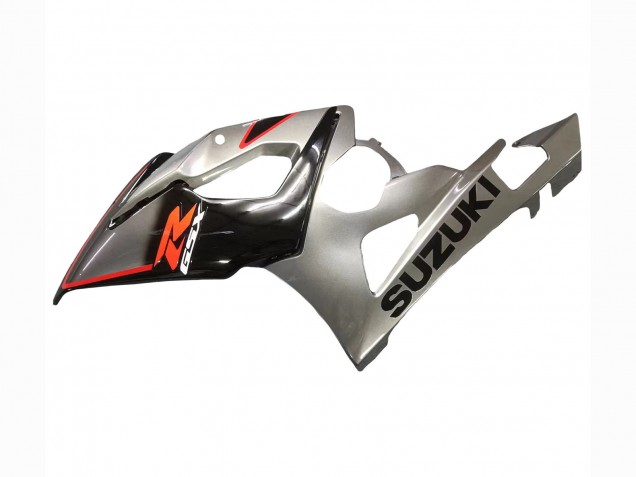 2005-2006 Suzuki GSXR 1000 Motorcycle Fairing - Silver Black Red