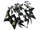 2005-2006 Suzuki GSXR 1000 Motorcycle Fairings - Glossy Black Gold Decal