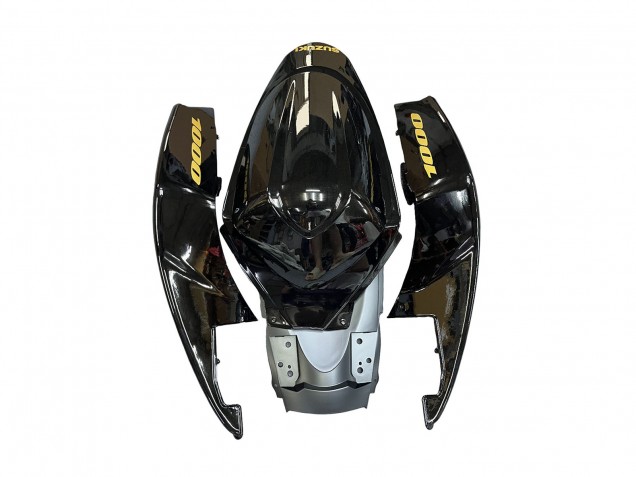 2005-2006 Suzuki GSXR 1000 Motorcycle Fairings - Glossy Black Gold Decal