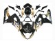 2005-2006 Suzuki GSXR 1000 Motorcycle Fairings - Black Gold