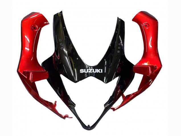 2005-2006 Suzuki GSXR 1000 Motorcycle Fairings - Red Glossy Black