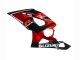 2005-2006 Suzuki GSXR 1000 Motorcycle Fairings - Red Glossy Black