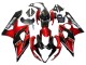 2005-2006 Suzuki GSXR 1000 Motorcycle Fairings - Red Glossy Black