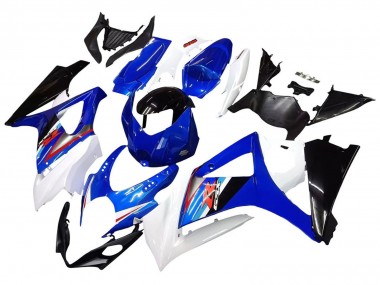 Cheap 2007-2008 Suzuki GSXR 1000 Motorcycle Fairings - White Blue Black Red