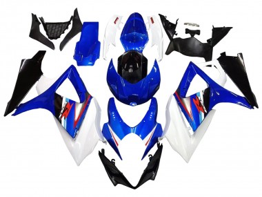 Cheap 2007-2008 Suzuki GSXR 1000 Motorcycle Fairings - White Blue Black Red