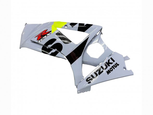 2007-2008 Suzuki GSXR 1000 Motorcycle Fairings - Light Grey Green Black