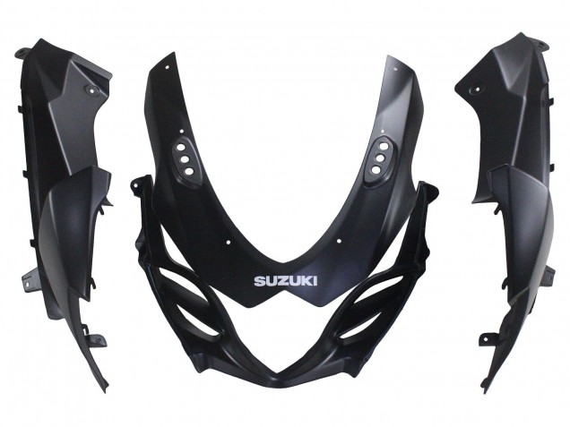 2007-2008 Suzuki GSXR 1000 Motorcycle Fairings - Matte Black Red Decal