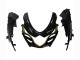 2009-2016 Suzuki GSXR 1000 Motorcycle Fairings - Glossy Black Gold