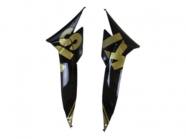2009-2016 Suzuki GSXR 1000 Motorcycle Fairings - Glossy Black Gold