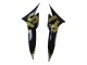 2009-2016 Suzuki GSXR 1000 Motorcycle Fairings - Glossy Black Gold