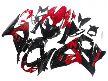 Cheap 2009-2016 Suzuki GSXR 1000 Motorcycle Fairing Kits - Glossy Black Red