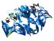 2009-2016 Suzuki GSXR 1000 Motorcycle Fairings - Light Blue Green Motul 29 Ecstar