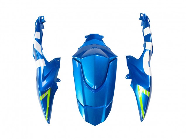 2009-2016 Suzuki GSXR 1000 Motorcycle Fairings - Light Blue Green Motul 29 Ecstar