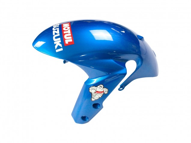 2009-2016 Suzuki GSXR 1000 Motorcycle Fairings - Light Blue Green Motul 29 Ecstar