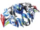 2009-2016 Suzuki GSXR 1000 Motorcycle Fairings - Light Blue Green Red Motul
