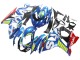2009-2016 Suzuki GSXR 1000 Motorcycle Fairings - Light Blue Green Red Motul