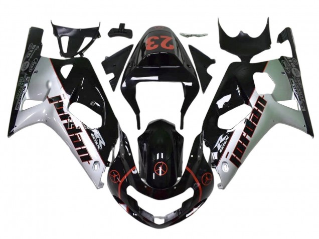 2009-2016 Suzuki GSXR 1000 Motorcycle Fairings - Glossy Black White Red Jordan 23