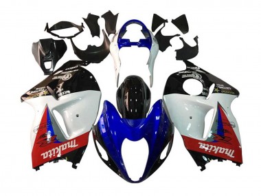 Cheap 1996-2007 Suzuki GSXR 1300 Hayabusa Motorcycle Fairings - White Blue Red Makita Black